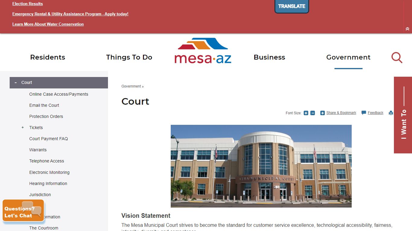 Court | City of Mesa