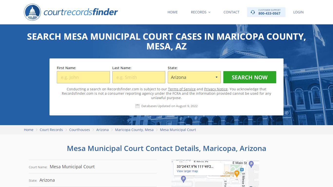 Mesa Municipal Court Case Search - Maricopa County, AZ ...